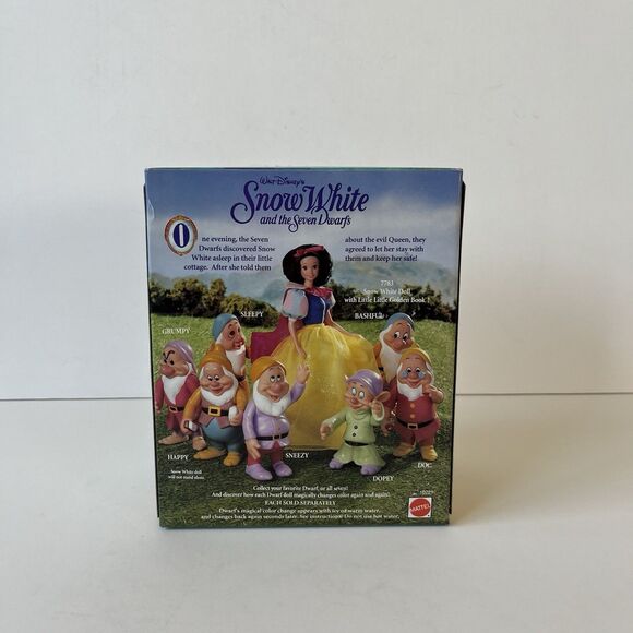 1992 Mattel Disney Snow White and the 7 Dwarfs Doc Doll Magic Color Change - Picture 5 of 5